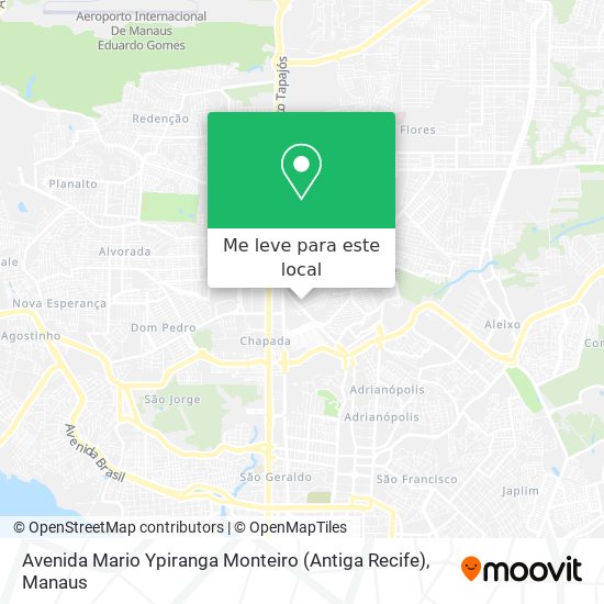 Avenida Mario Ypiranga Monteiro (Antiga Recife) mapa