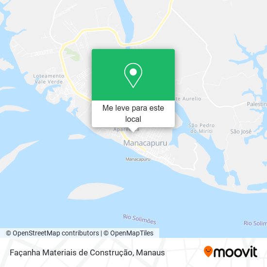 Façanha Materiais de Construção mapa