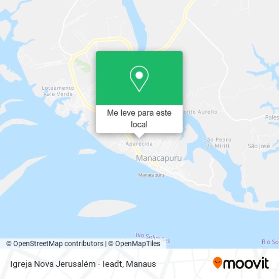 Igreja Nova Jerusalém - Ieadt mapa