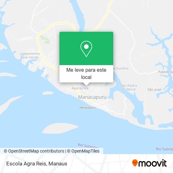 Escola Agra Reis mapa