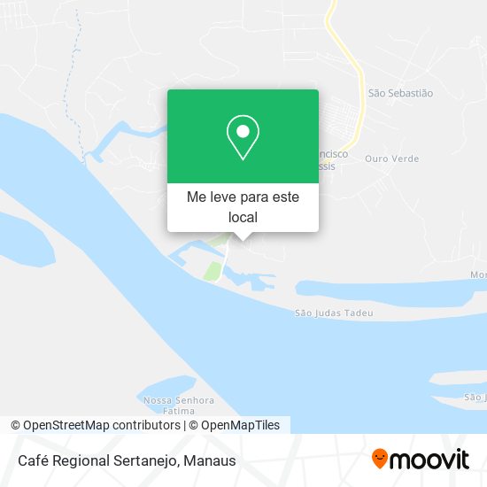 Café Regional Sertanejo mapa
