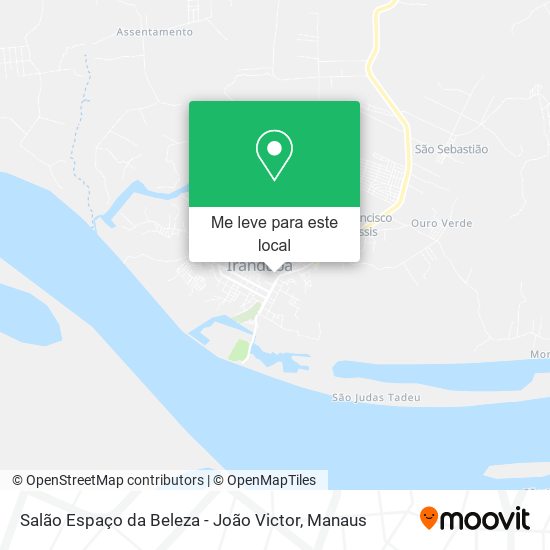 Salão Espaço da Beleza - João Victor mapa