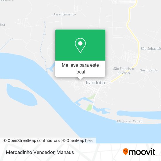 Mercadinho Vencedor mapa