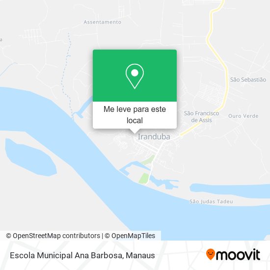 Escola Municipal Ana Barbosa mapa