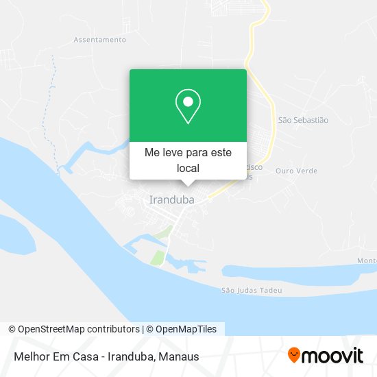 Melhor Em Casa - Iranduba mapa