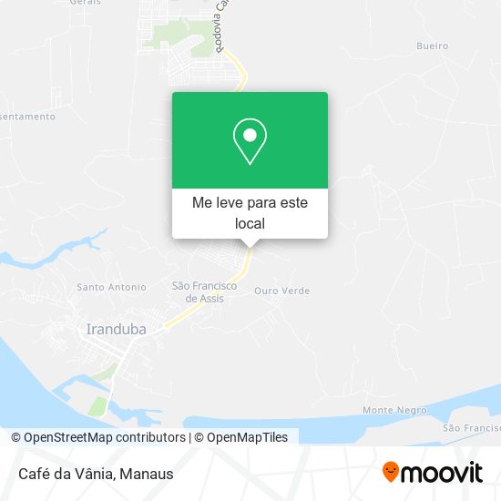 Café da Vânia mapa
