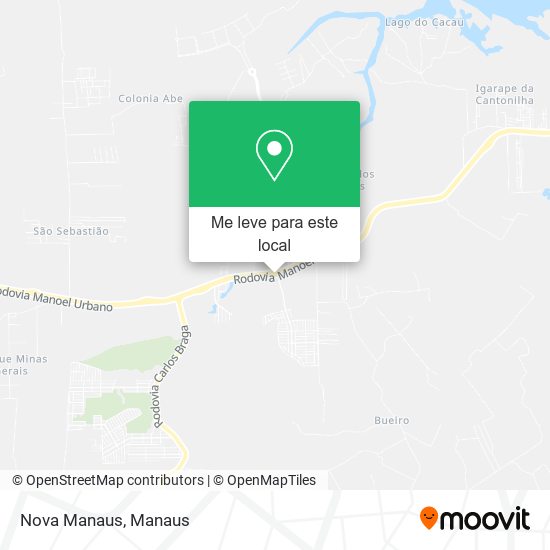 Nova Manaus mapa