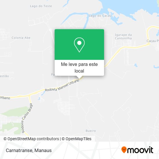 Carnatranse mapa
