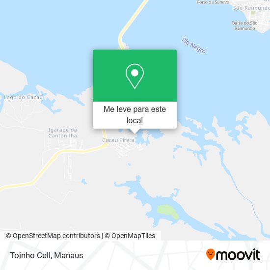 Toinho Cell mapa
