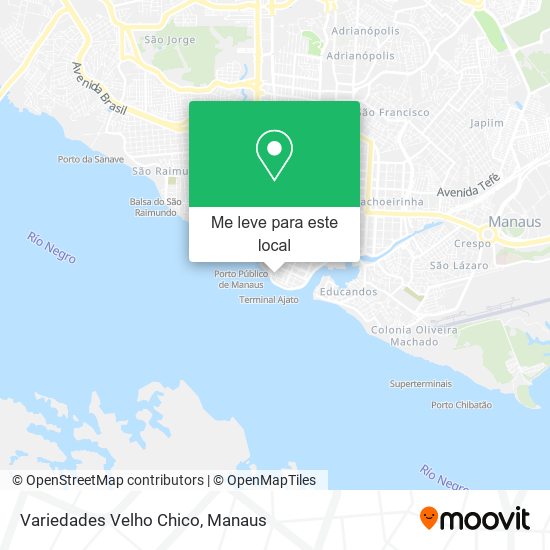 Variedades Velho Chico mapa