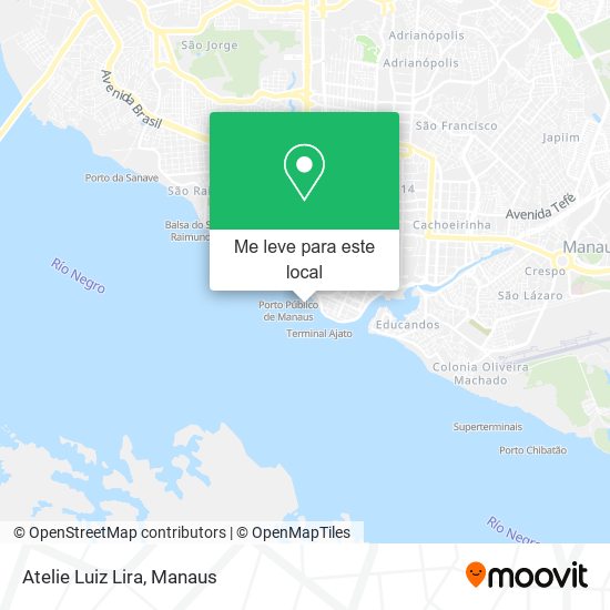 Atelie Luiz Lira mapa