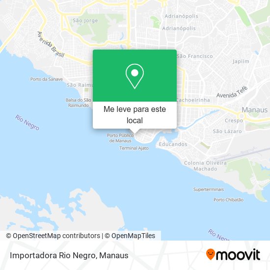 Importadora Rio Negro mapa