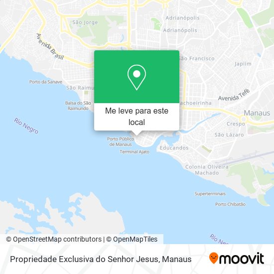 Propriedade Exclusiva do Senhor Jesus mapa
