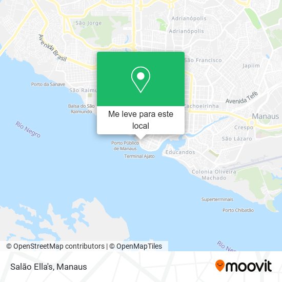 Salão Ella's mapa