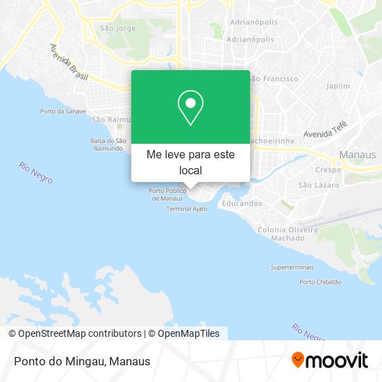 Ponto do Mingau mapa