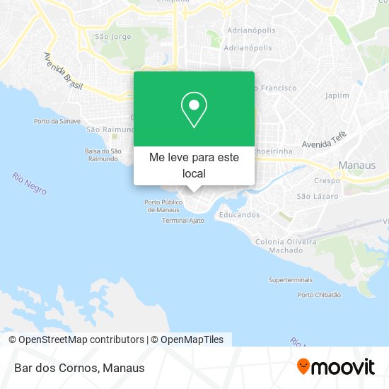 Bar dos Cornos mapa