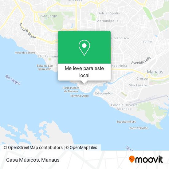 Casa Músicos mapa