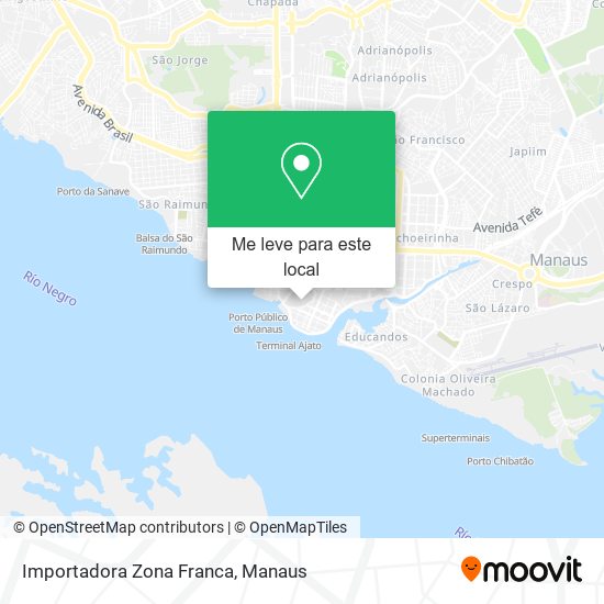 Importadora Zona Franca mapa