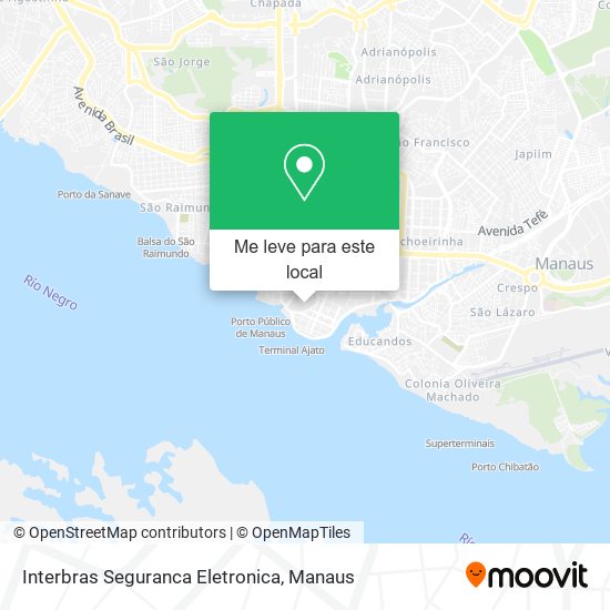 Interbras Seguranca Eletronica mapa