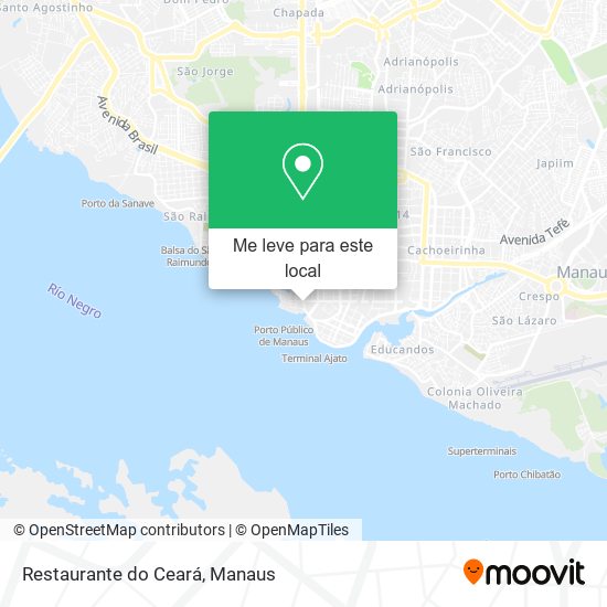 Restaurante do Ceará mapa