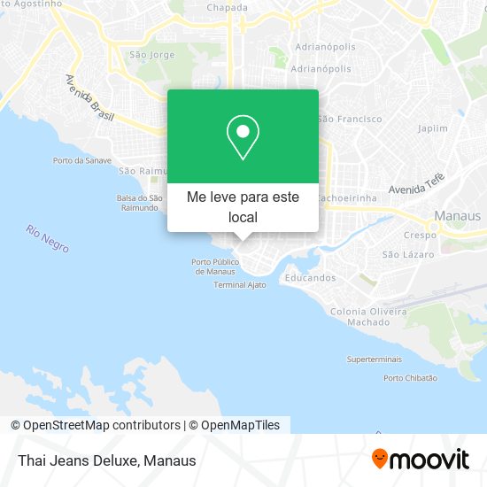 Thai Jeans Deluxe mapa