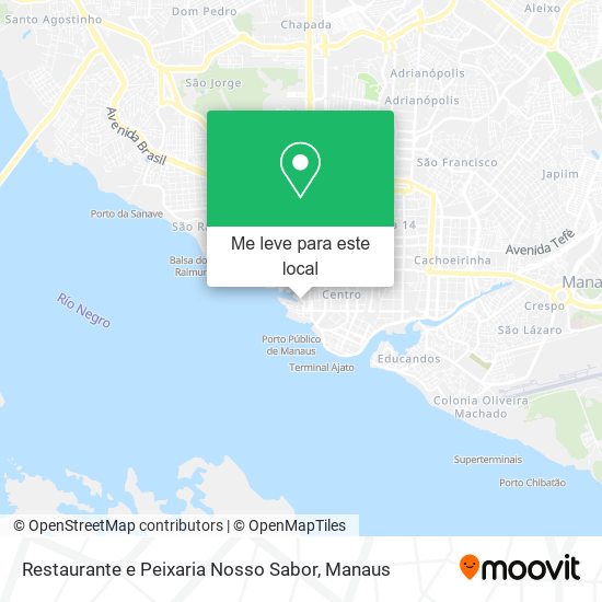 Restaurante e Peixaria Nosso Sabor mapa