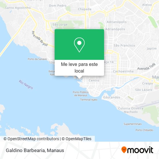 Galdino Barbearia mapa