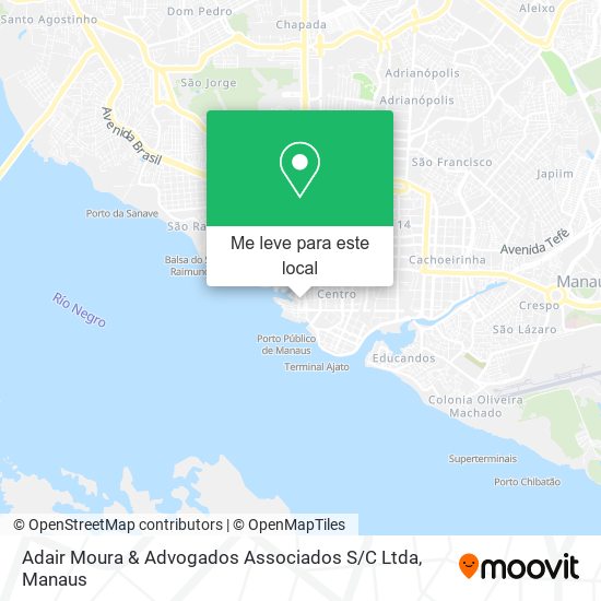 Adair Moura & Advogados Associados S / C Ltda mapa
