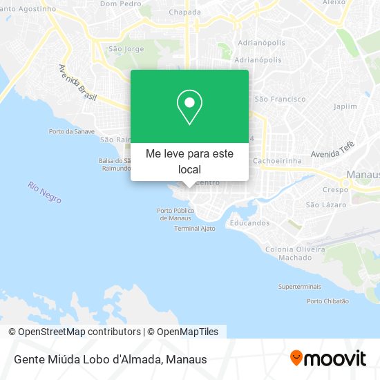 Gente Miúda Lobo d'Almada mapa