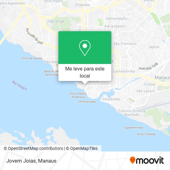 Jovem Joias mapa