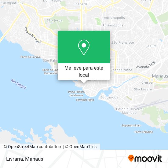 Livraria mapa