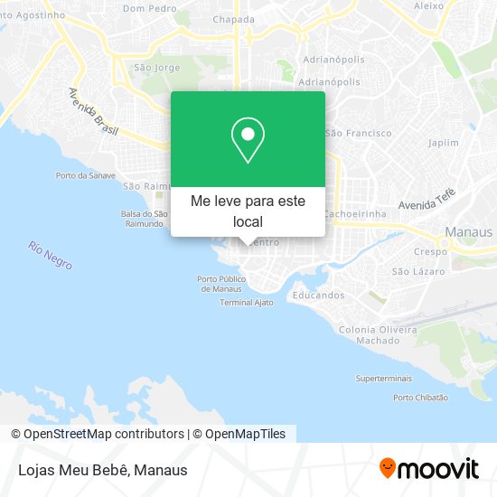 Lojas Meu Bebê mapa