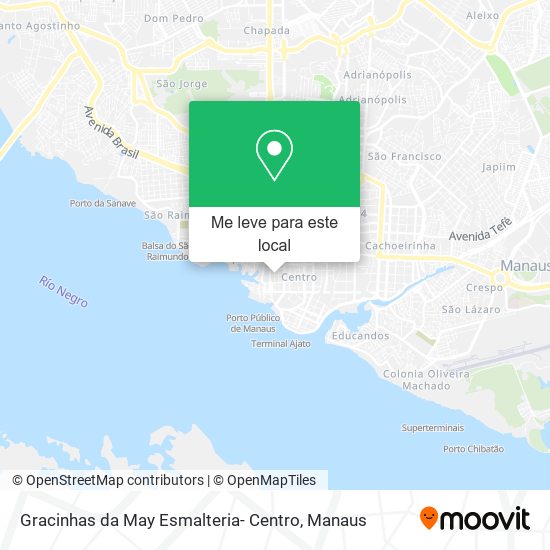 Gracinhas da May Esmalteria- Centro mapa