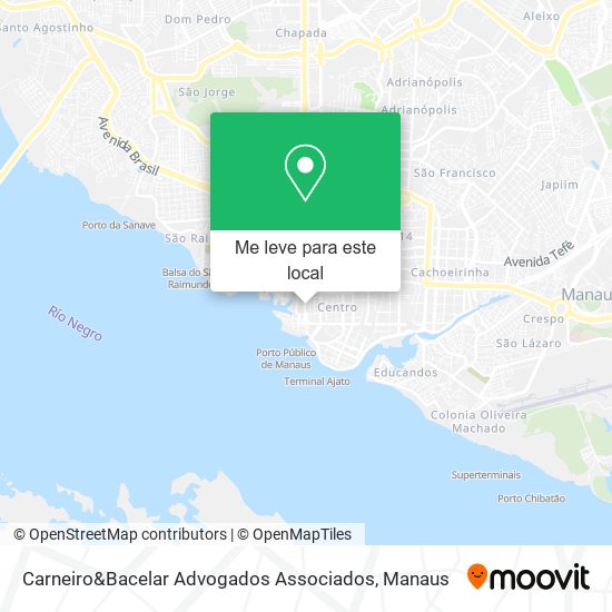 Carneiro&Bacelar Advogados Associados mapa