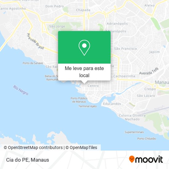 Cia do PE mapa