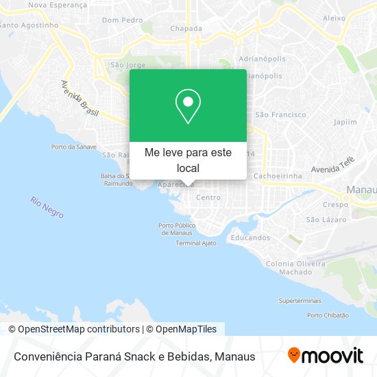 Conveniência Paraná Snack e Bebidas mapa