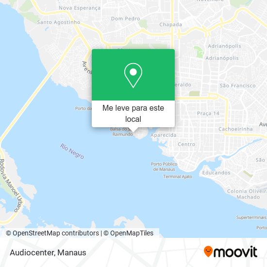 Audiocenter mapa