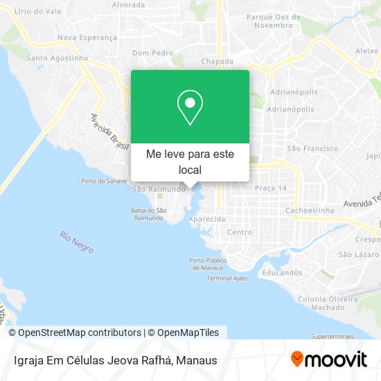 Igraja Em Células Jeova Rafhá mapa