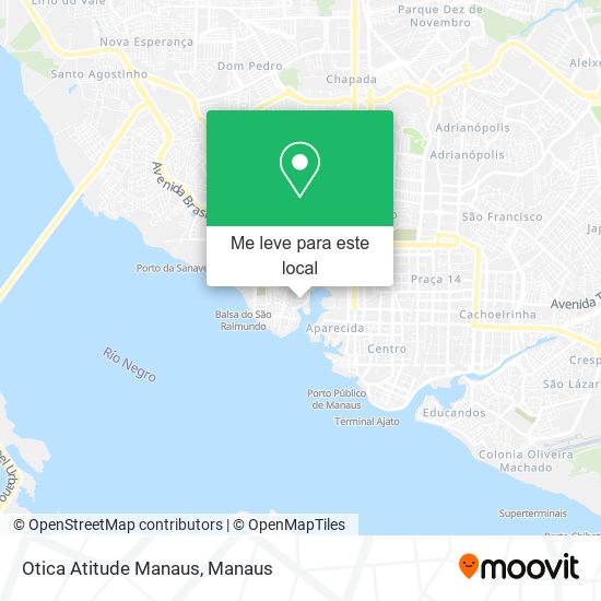 Otica Atitude Manaus mapa