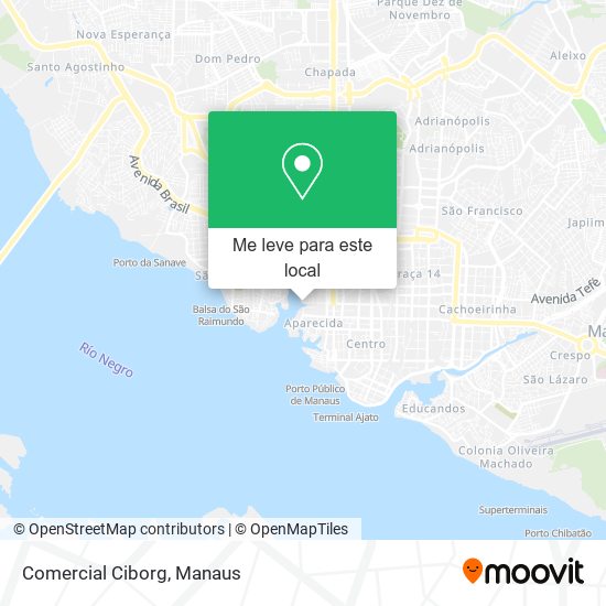 Comercial Ciborg mapa
