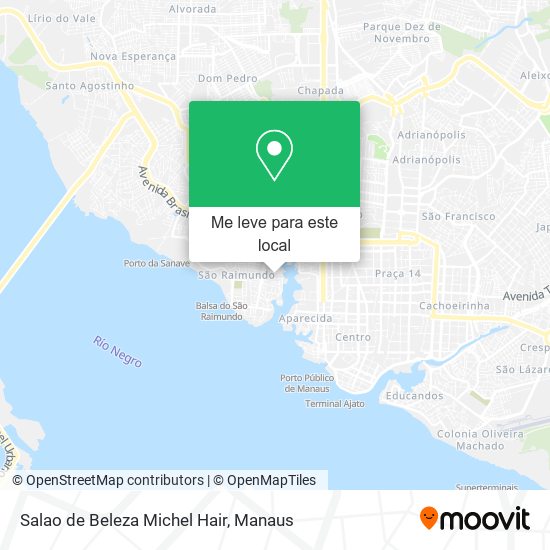 Salao de Beleza Michel Hair mapa