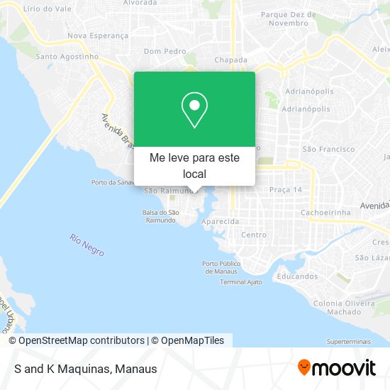 S and K Maquinas mapa