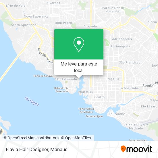 Flávia Hair Designer mapa