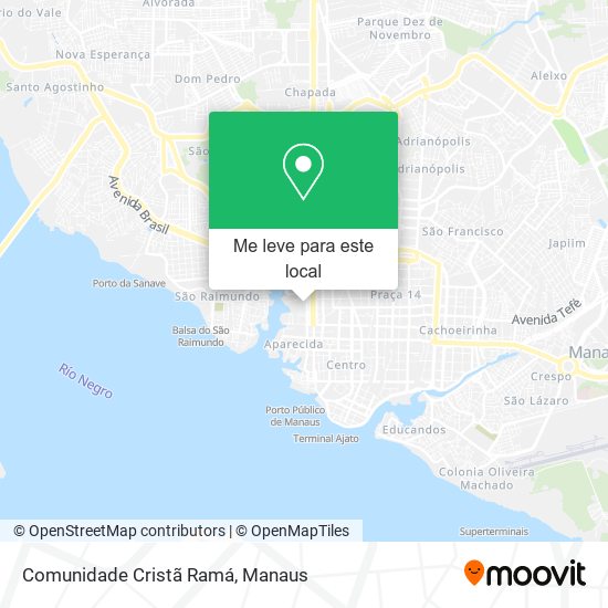 Comunidade Cristã Ramá mapa