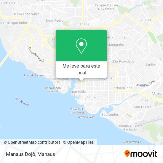 Manaus Dojô mapa