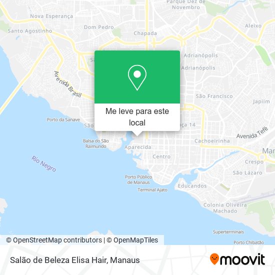Salão de Beleza Elisa Hair mapa