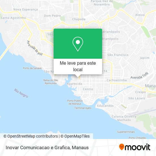 Inovar Comunicacao e Grafica mapa