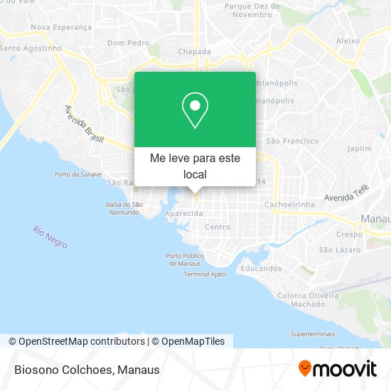 Biosono Colchoes mapa