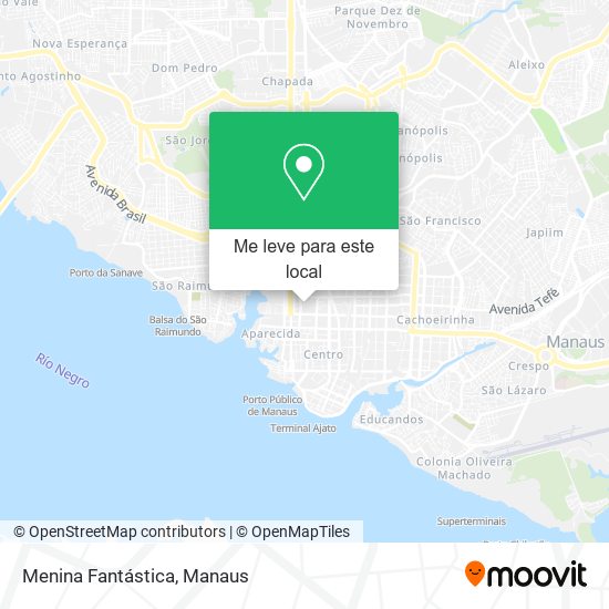 Menina Fantástica mapa