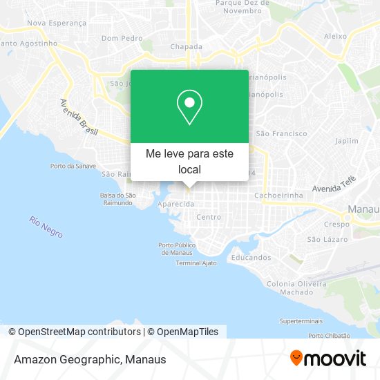 Amazon Geographic mapa